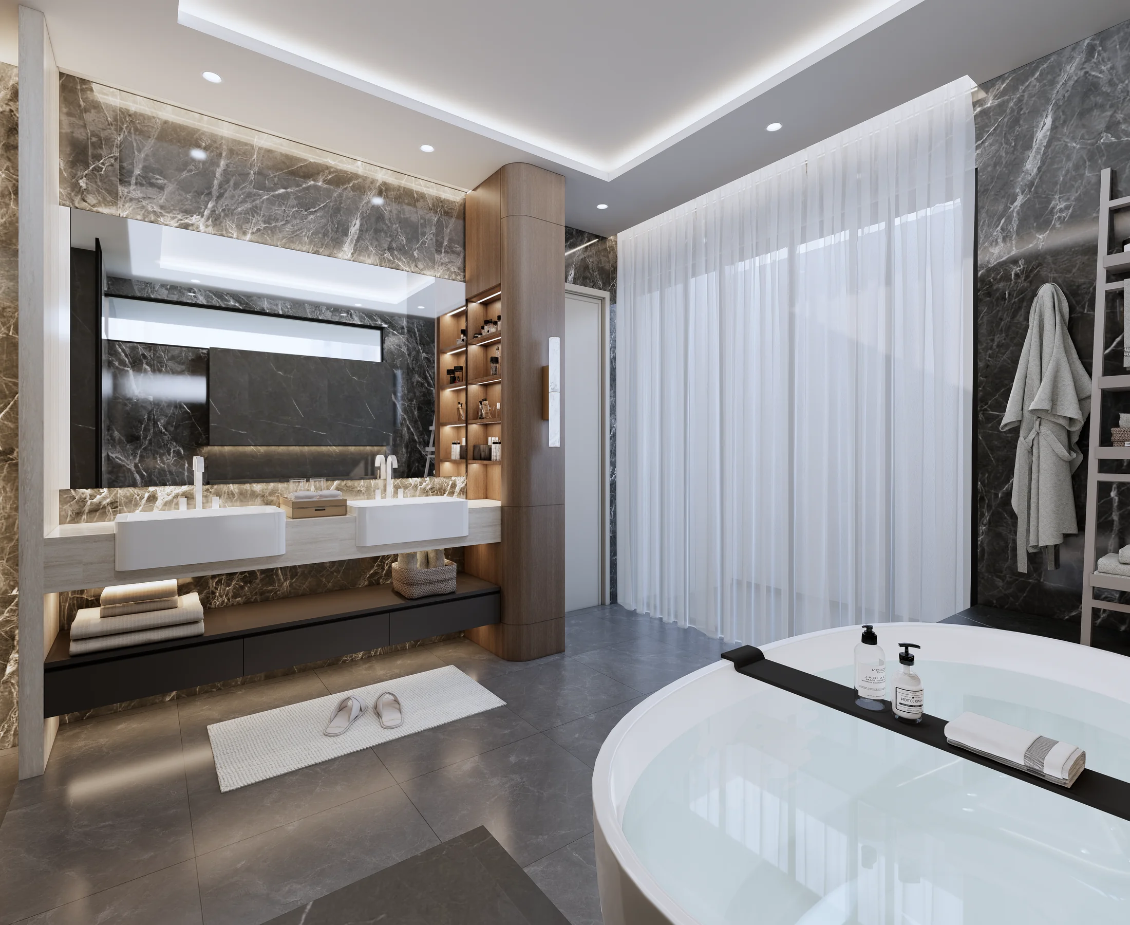 Bathroom · Mont Kiara — interior view design visualization