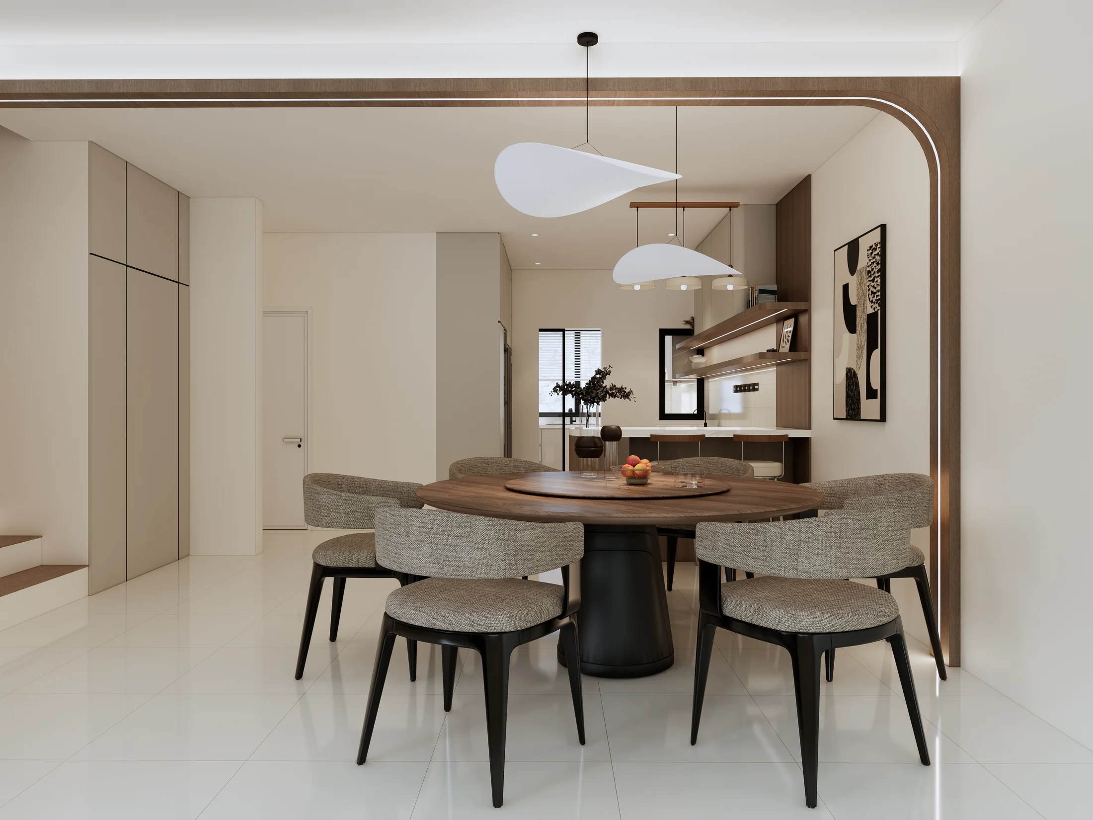 Gamuda Cove · Type D1A — interior view design visualization