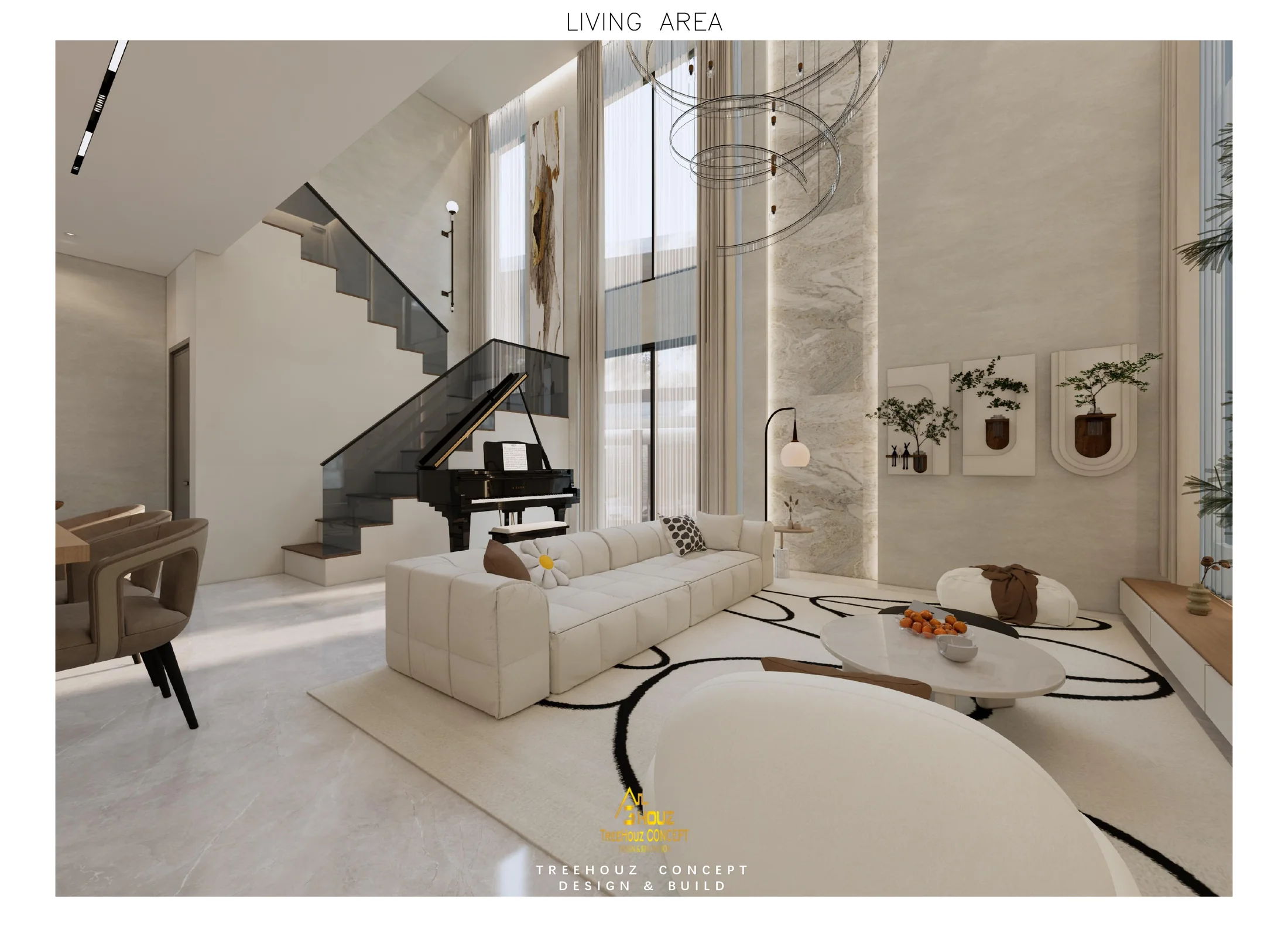 Gamuda Cove — interior view design visualization