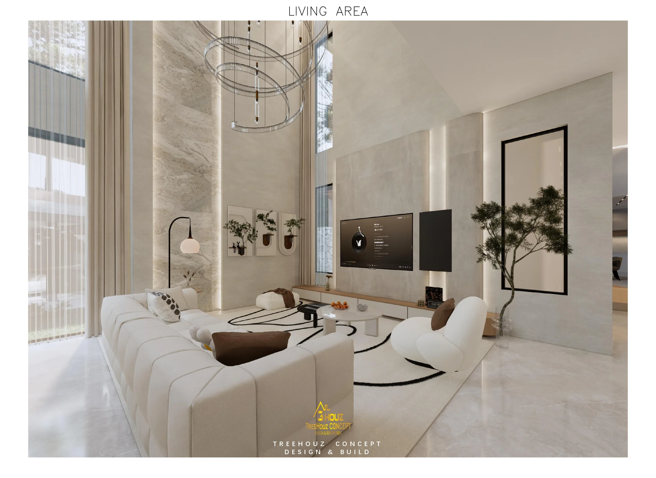 Gamuda Cove — interior view design visualization