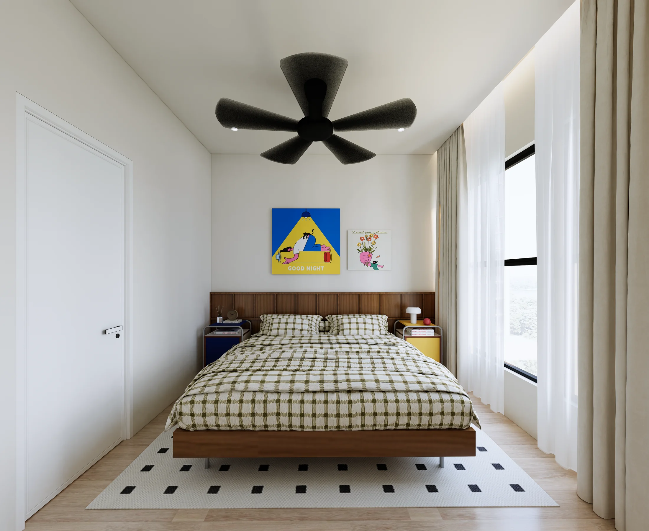 Harmony Residence — bedroom design visualization
