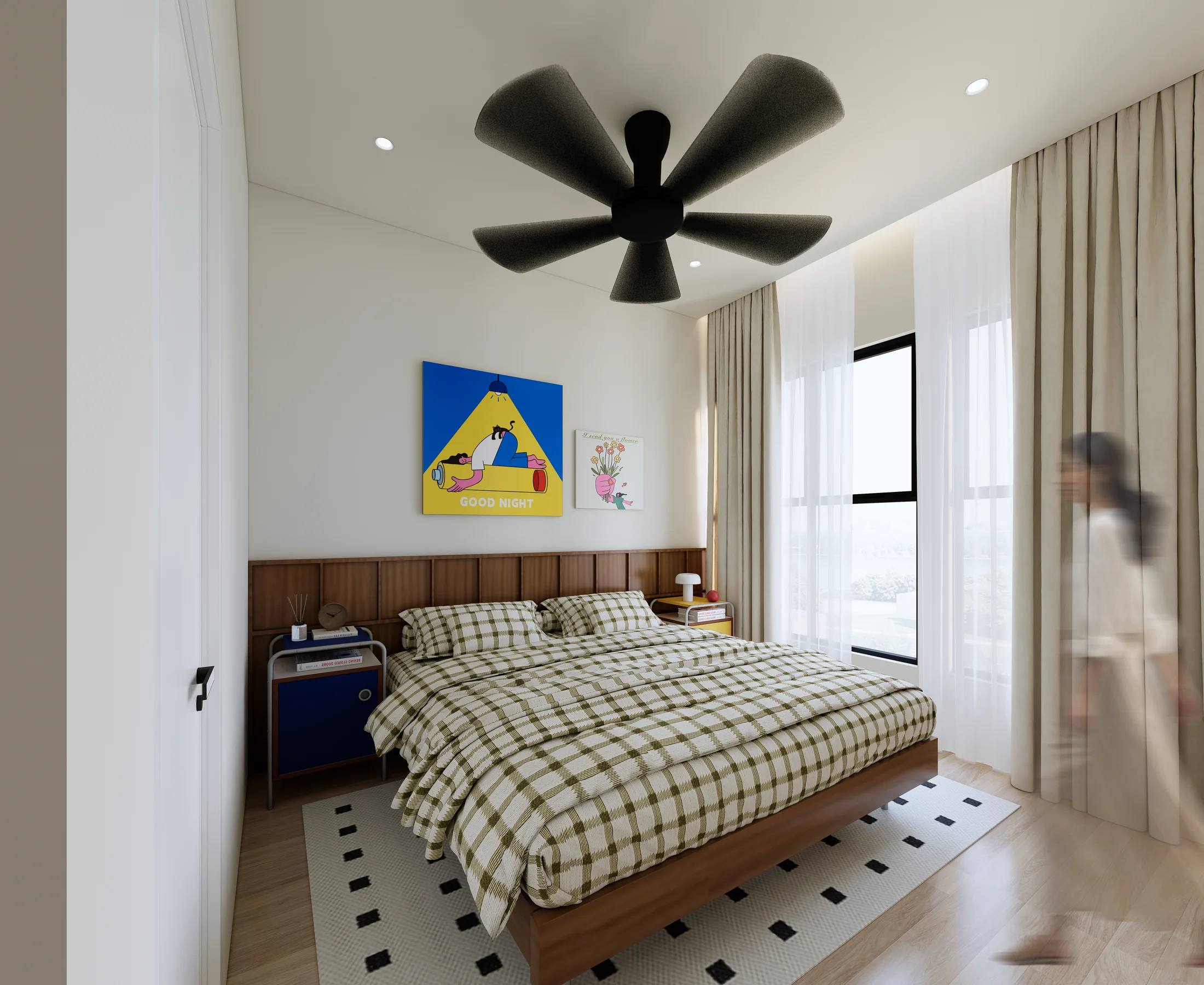 Harmony Residence — bedroom design visualization