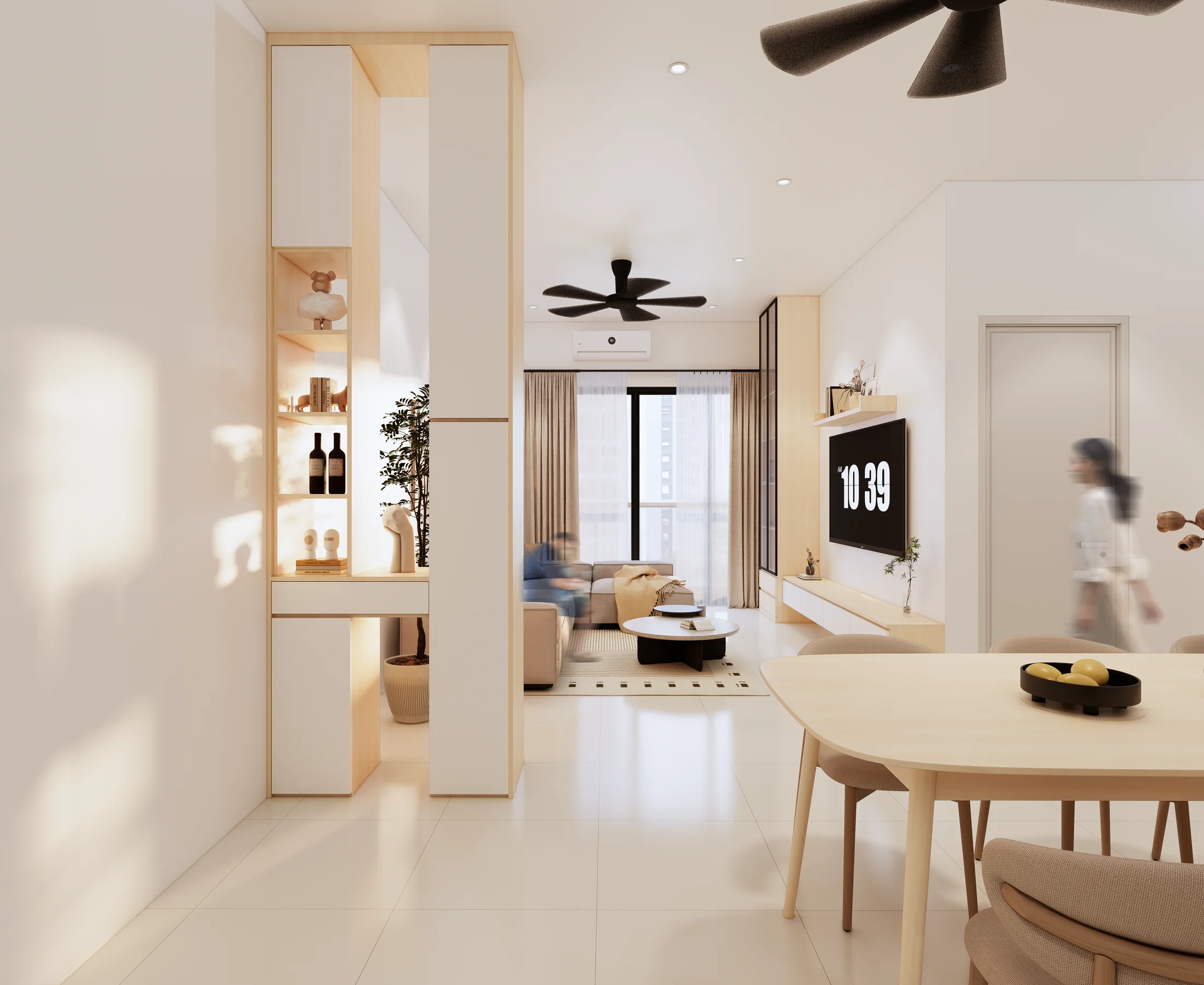 One Residence — interior view design visualization
