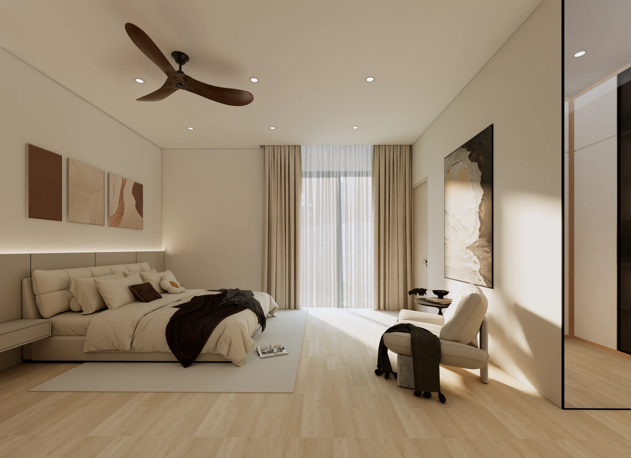 Taman Bukit Mewah — bedroom design visualization